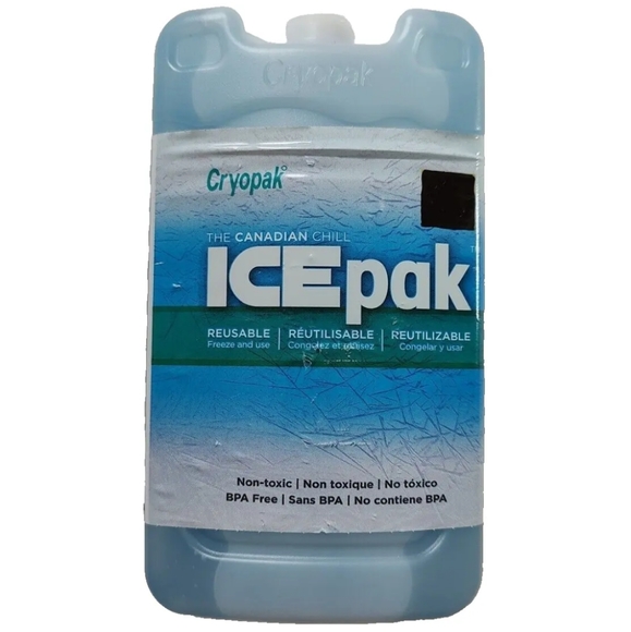 Lot of 2 Small Cryopak the Canadian Chill ICEpak Reusable Non-toxic BPA Free - Picture 3 of 5